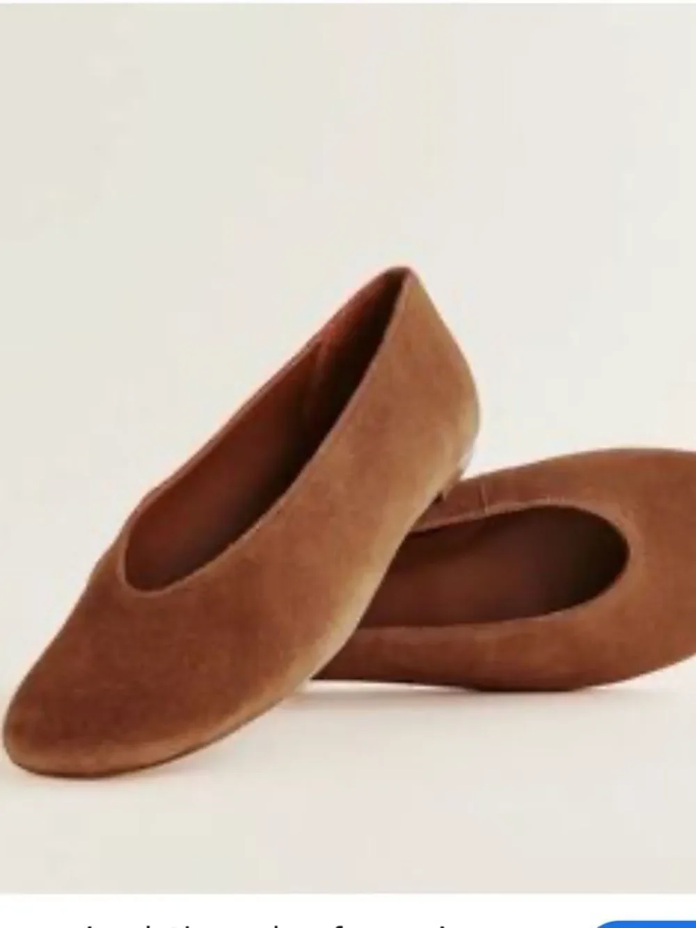 Reformation Suede Flats in Rust Brown size 9.5